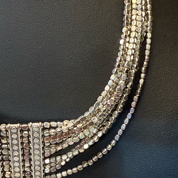 Chico's Multi-Strand Silver Necklace - Picture 4 of 6